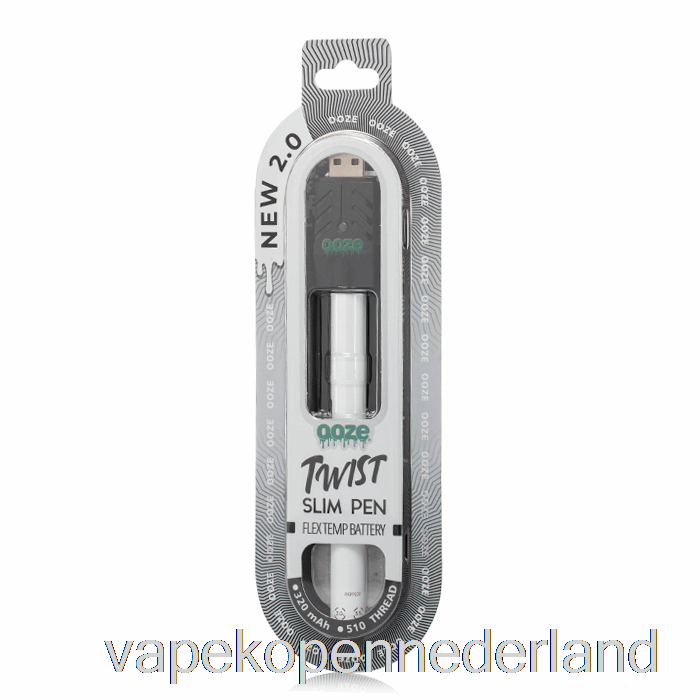 Elektronische Sigaret Vape Sijpelt Slanke Twist-pen 2.0 Flex Temp Batterij Spookwit
